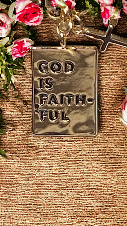 God is Faithful bracelet