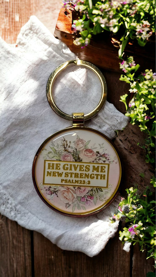 New Strength Keychain